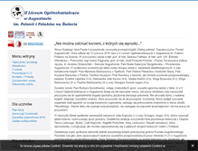 Tablet Screenshot of lo2.augustow.pl