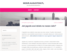 Tablet Screenshot of mosir.augustow.pl