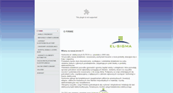Desktop Screenshot of eltech.augustow.pl
